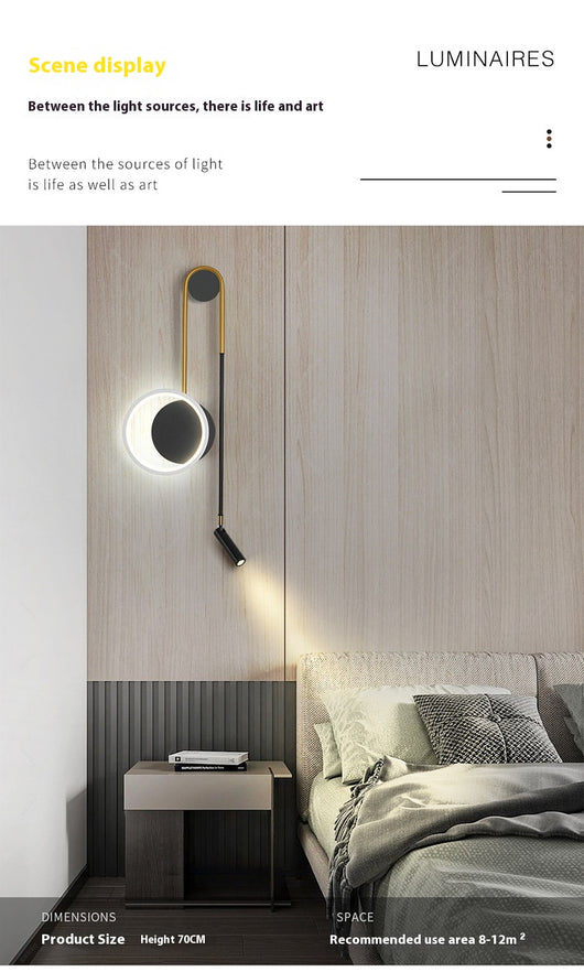 Lámpara de Pared Moderna para Dormitorio, Sala y Pasillos - Image 25