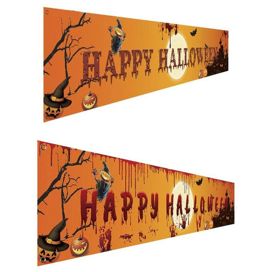 Bandera Decorativa Halloween con Diseño Terror - Fondo Festivo - Image 3