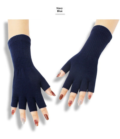 Guantes Térmicos Acrilicos Ribeteados con Dedos Abiertos - Image 19