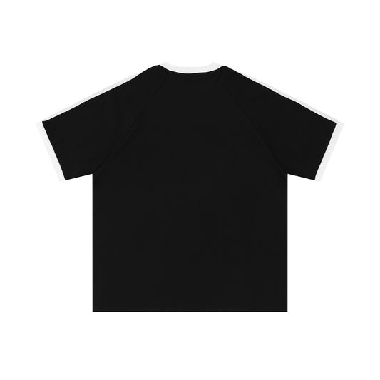 Playera Raglan a Rayas para Hombre - Estilo Urbano Minimalista - Image 2