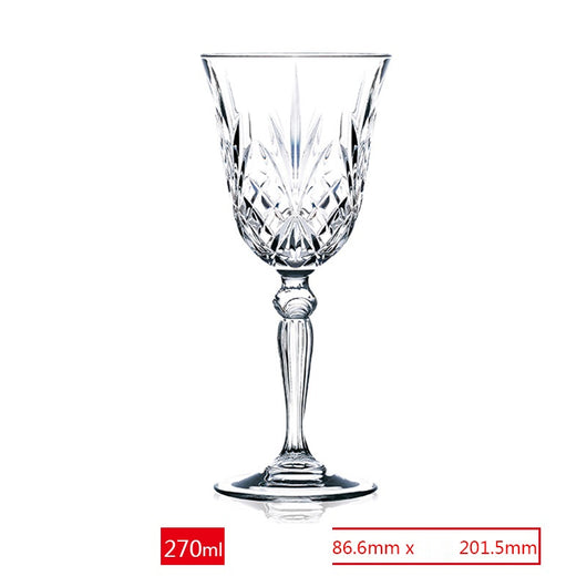 Copa de Vino Tinto Household Melody Cristal Tallado - Image 9
