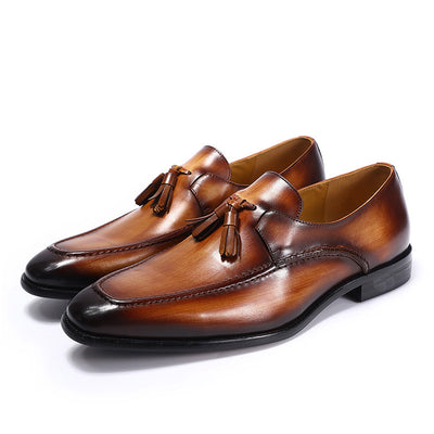 Zapatos Casuales de Cuero para Hombre con Borlas - Estilo Ejecutivo - Image 2