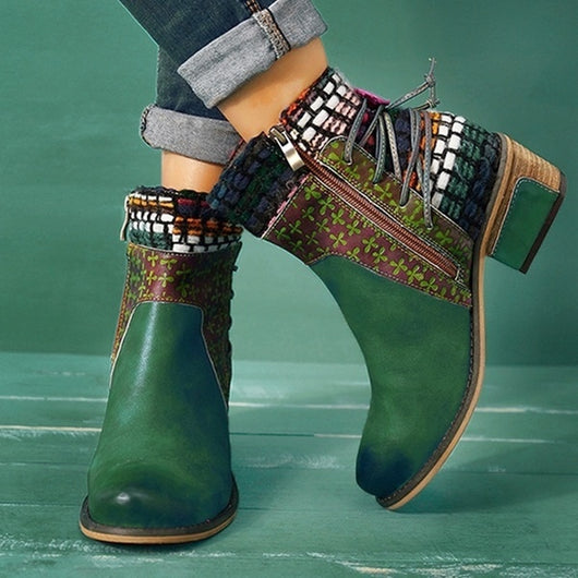 Botas Medianas Bicolor para Mujer - Image 4