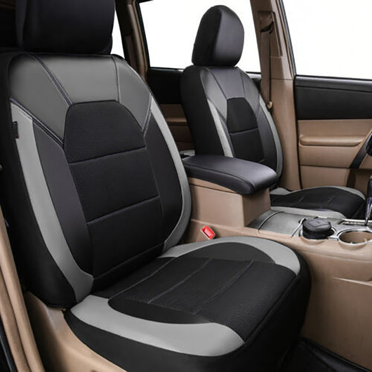 Funda de Asiento de Auto con Costura Sándwich en Cuero PU Premium - Image 48