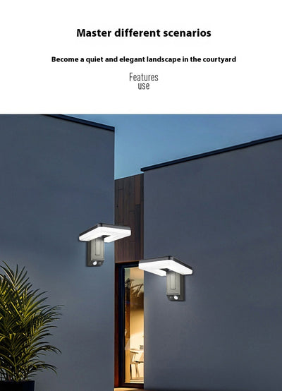 Lámpara Solar Inteligente Plegable para Muro Exterior con Sensor de Movimiento - Image 30