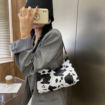 Bolsa Axilar Estampado Leopardo Vaca - Image 6