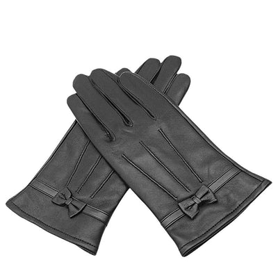 Guantes de Cuero para Mujer Invierno - Forro Polar, Impermeables y Táctiles - Image 5