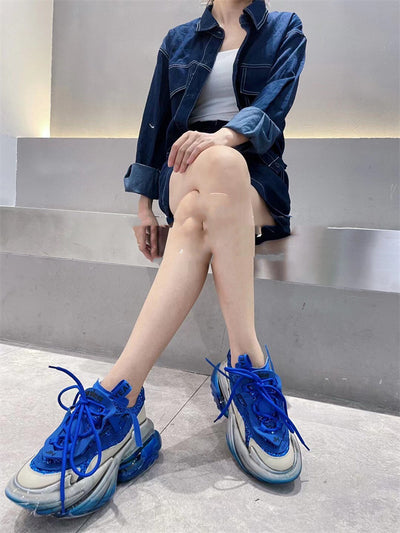Zapatillas Deportivas Casual para Mujer con Suela Gruesa de Gel - Image 9