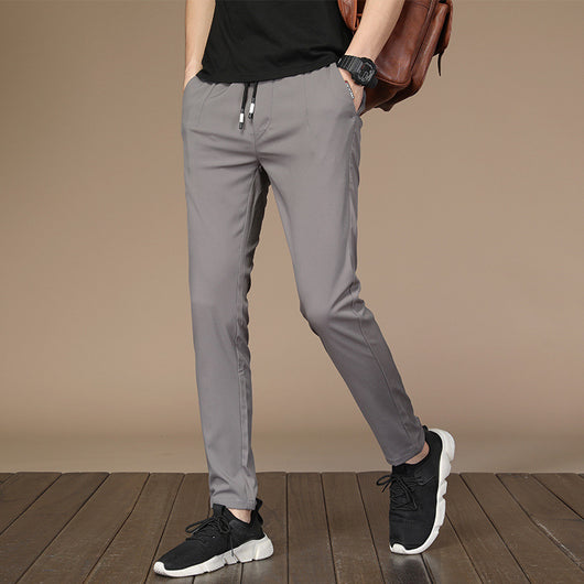 Pantalones Casuales de Seda de Hielo para Hombre - Comodidad Máxima en Verano - Image 12