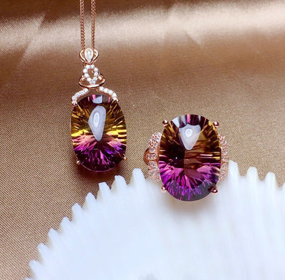 Conjunto de Amatista Cristal Puro y Limpio - Image 8