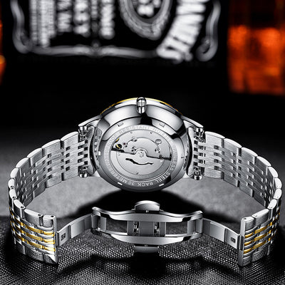 Reloj Mecánico Automático Resistente al Agua con Diseño Hueco - Image 11