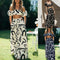 Traje Vestido Elegante con Mangas Abullonadas y Abertura Decorativa