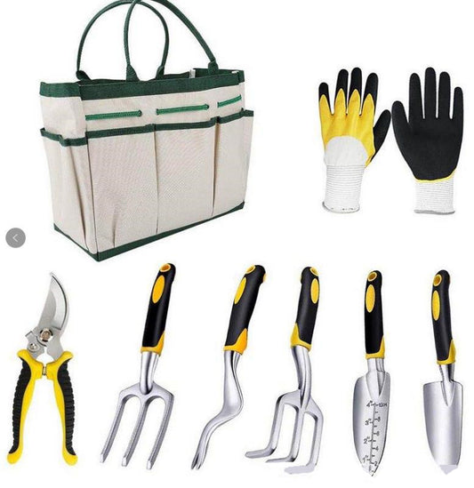 Juego de 8 Herramientas de Jardín en Aleación de Aluminio con Mango Ergonómico - Image 2