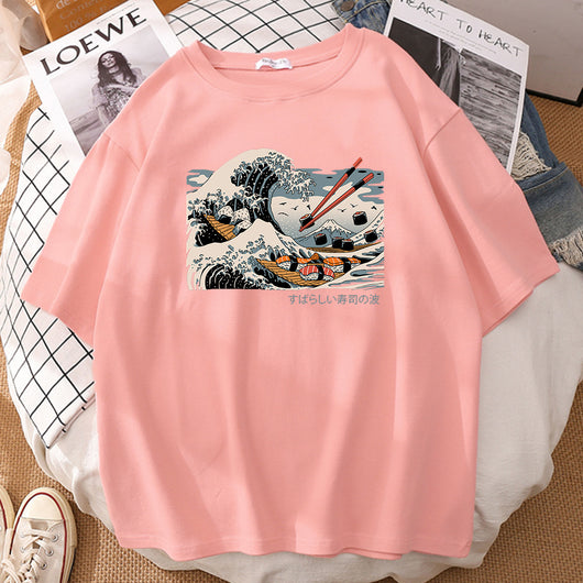 Playera Unisex con Estampado de Sushi del Mar - Image 20