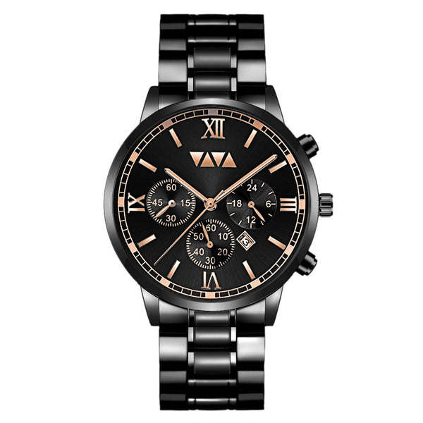Reloj de Cuarzo Resistente al Agua - Estilo Business Casual