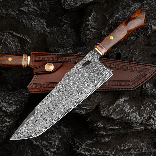 Cuchillo de Chef Profesional Acero Damasco - Image 8