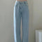 Pantalones Largos de Verano Estilo Retro con Caída Relajada