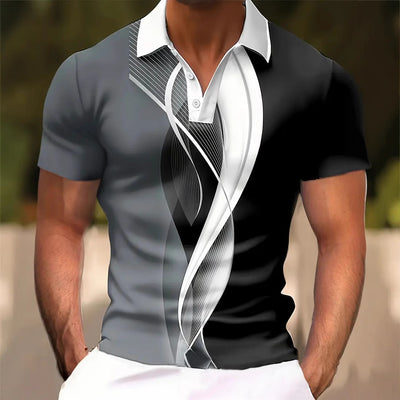 Polo Clásico de Manga Corta con Solapa para Hombre - Image 4