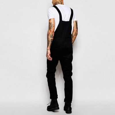 Pantalones Vaqueros con Tirantes para Hombre - Estilo Moderno y Versátil - Image 11