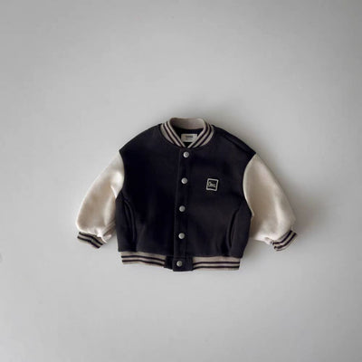 Chaqueta de Béisbol Infantil con Costuras Decorativas - Image 3