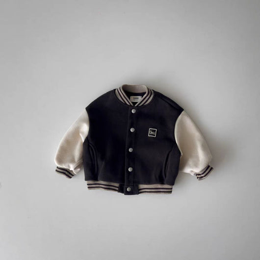 Chaqueta de Béisbol Infantil con Costuras Decorativas - Image 3