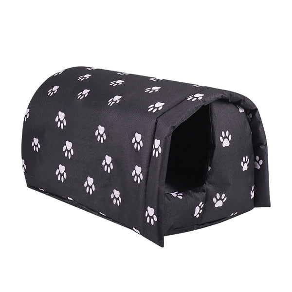 Casa para Gatos de Exterior con Tela Oxford Impermeable y Protección Solar - Image 3