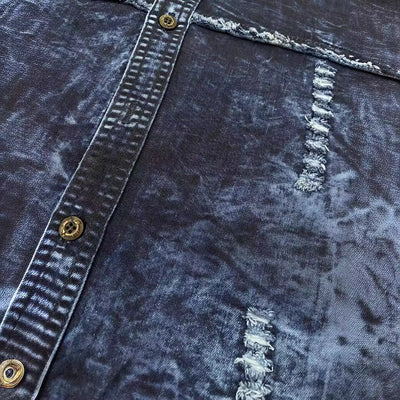 Camisa Vaquera Manga Larga Slim Fit para Hombre - Image 3