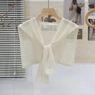 Chaleco Tejido Coordinado - Conjunto 3 Piezas Camisa y Falda - Image 7