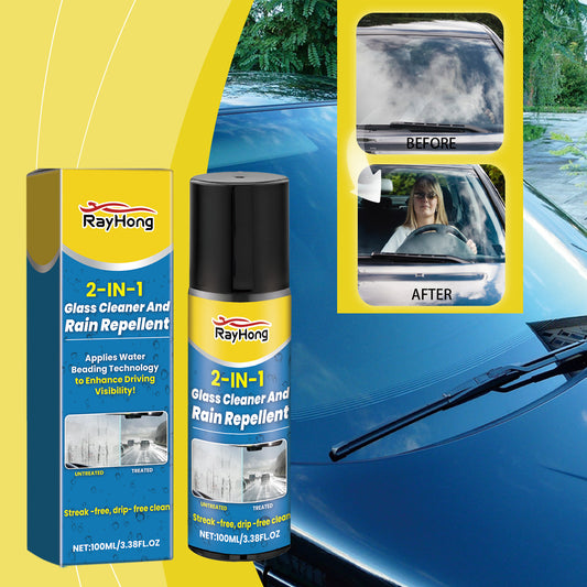 Limpiador Antiempañante Dual para Cristales del Auto