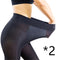 Conjunto preto de 2 peças grandes para pés.