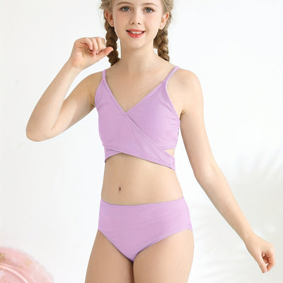 Bikini Dos Piezas con Cruzado para Niñas - Image 29