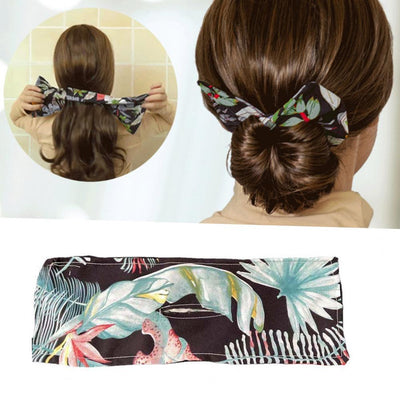 Banda para el Cabello con Lazo Impreso y Anillo de Alambre Fijo - Image 26