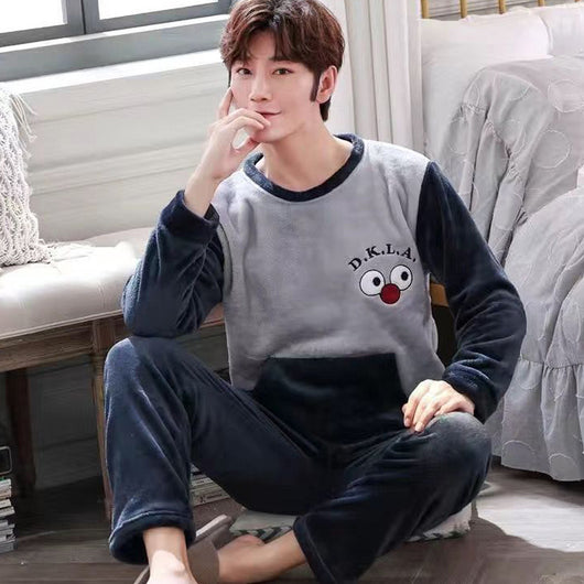 Pijama Térmico para Hombre Coral Fleece Invierno - Image 17