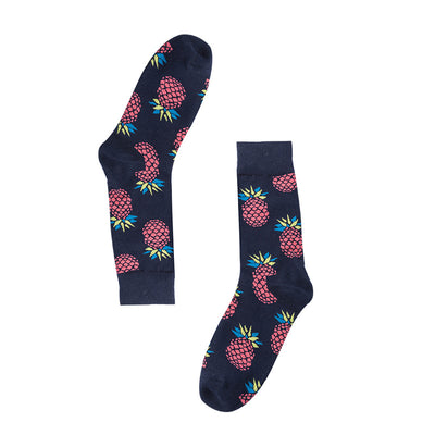 Calcetines de Algodón Estampado Frutas para Hombre y Mujer - Image 20