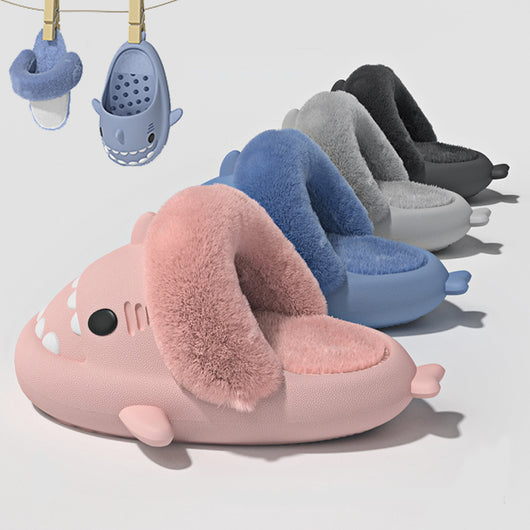 Pantuflas Tiburón Invierno Desmontables - Cálidas y Acogedoras para Casa