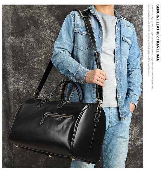 Bolso Bandolera de Cuero Vintage con Gran Capacidad para Viajes - Image 19