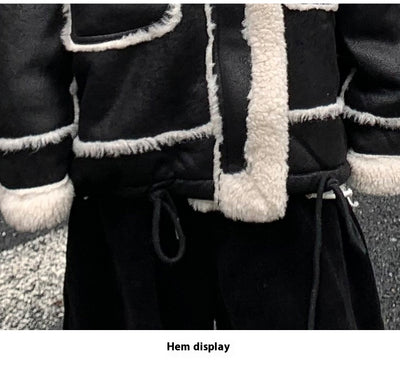 Chaqueta de Cuero para Niño con Forro Polar Acolchado - Abrigo de Otoño e Invierno - Image 8