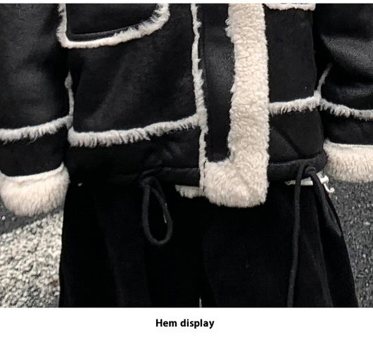 Chaqueta de Cuero para Niño con Forro Polar Acolchado - Abrigo de Otoño e Invierno - Image 8