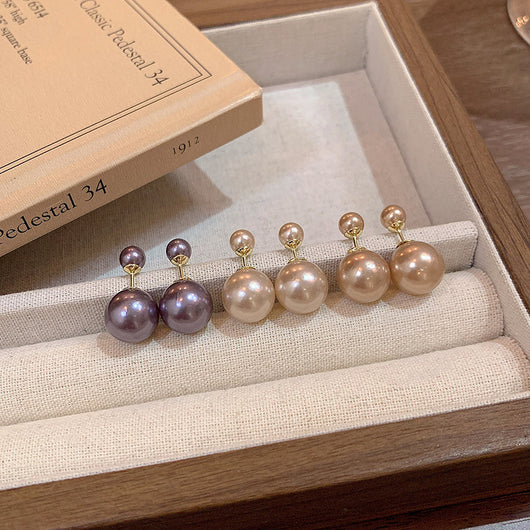Aretes de Perla Vintage para Hombre - Diseño Clásico y Moderno - Image 3