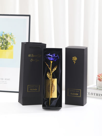 Rosa Dorada con Lámina de Oro - Regalo Creativo Perfecto para Niñas - Image 16