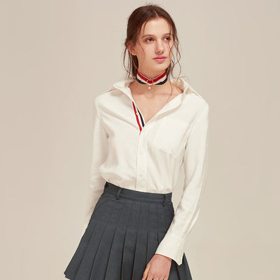Camisa Blanca Manga Larga Elegante - Image 8