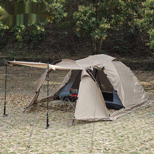Carpa Túnel para Camping con Domo Extensible