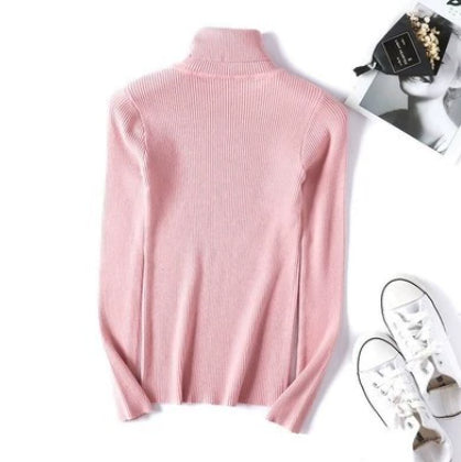 Suéter Cuello Alto Ajustado para Mujer - Image 17