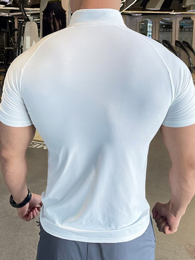 Sudadera Deportiva Hombre con Cierre de Medio Cuello - Image 10