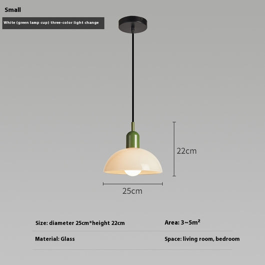 Lámpara Colgante Bauhaus Retro de Cristal para Restaurante - Image 39