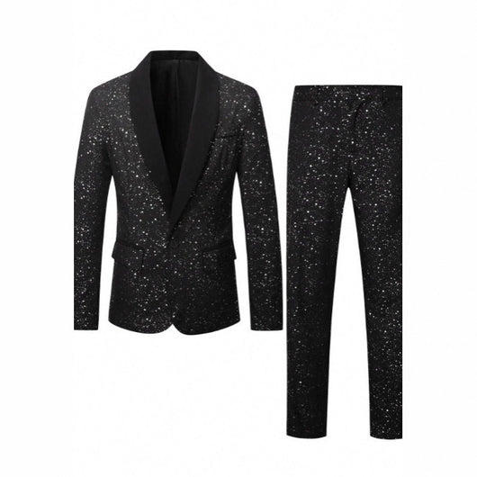 Conjunto de Traje Brillante para Hombre - Saco y Pantalón - Image 5