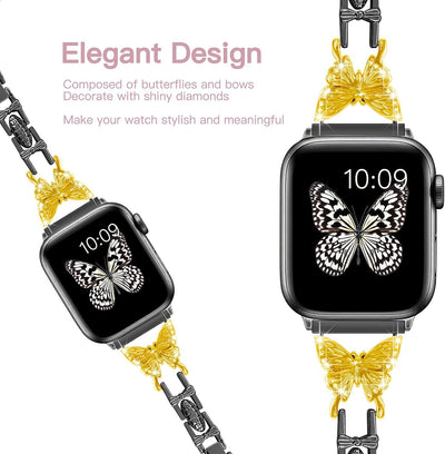 Correa de Reloj con Mariposa de Diamantes - Talla Pequeña - Image 16