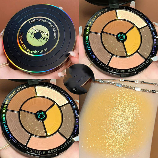Paleta de Sombras de 8 Colores Tonos Tierra, Naranja y Neón Vibrante - Image 9