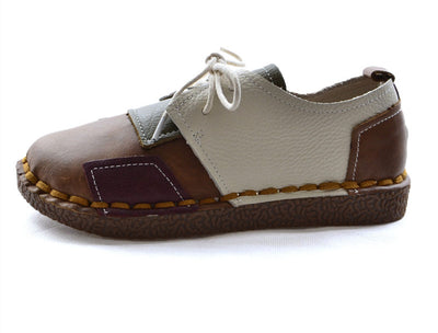 Zapatos Colorblock con Punta Redonda y Suela Blanda - Diseño Único y Cómodo - Image 5