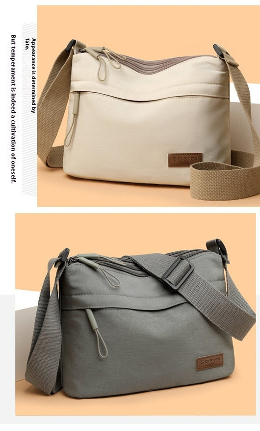 Bolso Mensajero Impermeable Multifuncional de Nylon para Mujer - Image 23
